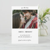 書シンプル道ミニマル写真保存 セーブザデート (スタンド正面)