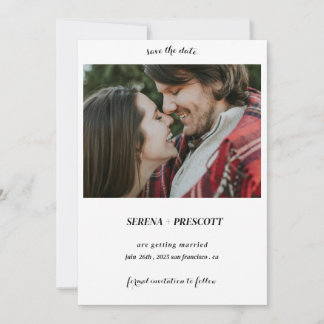 書シンプル道ミニマル写真保存 セーブザデート