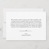 書シンプル道写真 セーブザデート (裏面)