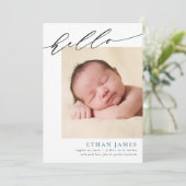 書シンプル道誕生のお知らせ 招待状 (スタンド正面)