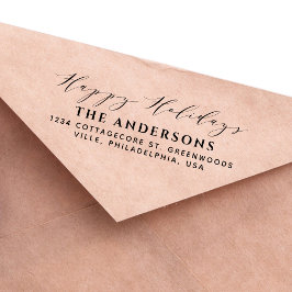 書スタイリッシュ書幸せな休日の家族 セルフインキングスタンプ