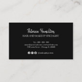 書スタイリッシュ道ご購入ありがとうございます 名刺 (裏面)