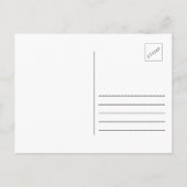 書スタイリッシュ道パーソナライズされた2フォトピンクグラード 案内ポストカード (裏面)