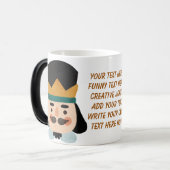 書テキスかわいらしト水の色の漫画 モーフィングマグカップ (正面左)