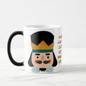 書テキスかわいらしト水の色の漫画 モーフィングマグカップ (左)