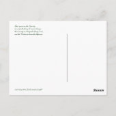 書バラ ポストカード (裏面)