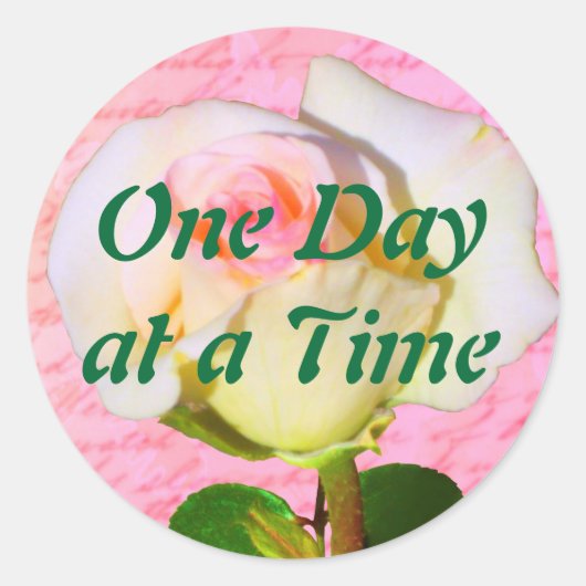 書バラ ラウンドシール (正面)