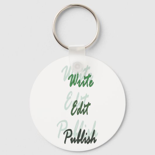 書パッシュの編集 キーホルダー (正面)