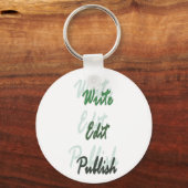 書パッシュの編集 キーホルダー (正面)