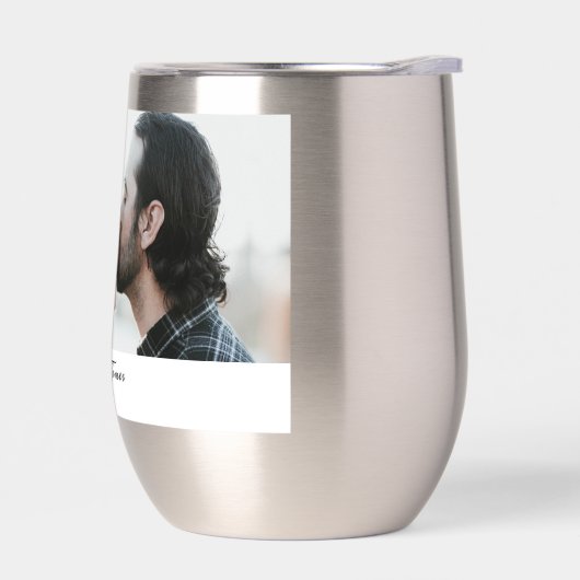 書パーソナライズされたエレガント写の写真結婚の (左面)