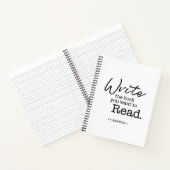 書パーソナライズされた引用文したい本読 ノートブック (内部)