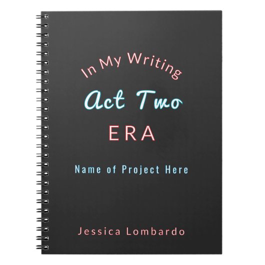 書パーソナライズされた手 ノートブック (正面)