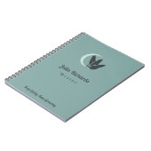 書パーソナライズされた手 ノートブック (左側)