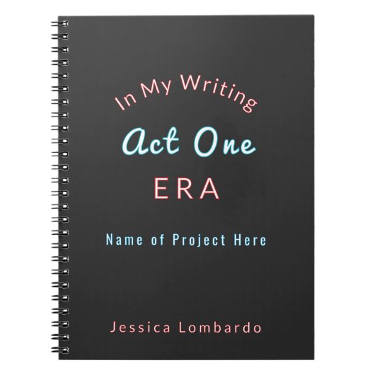 書パーソナライズされた手 ノートブック (正面)