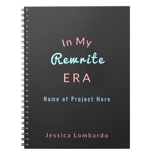 書パーソナライズされた手 ノートブック (正面)