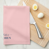 書パーソナライズされた道編集可能カラー キッチンタオル (四つ折り)