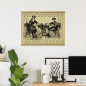 書ビクトリアン習 ポスター (ホームオフィス)