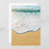 書ビーチ名 案内状 (正面/裏面)