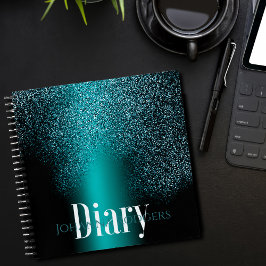 書フェスティバル深い緑：カスタマイズ可能な日記 ノートブック