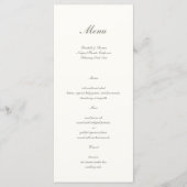 書フォーマル道クラシックパールシンプル結婚ズ メニュー (正面)