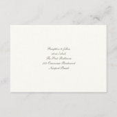 書フォーマル道クラシック披露宴結婚ズ エンクロージャーカード (正面)