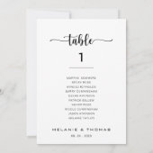 書フォーマル道表第1座席表 招待状 (裏面)