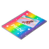 "書プライドで！" - Hattie ノートブック (左側)