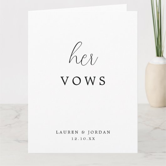 書ミニマル跡を書き結婚る カード (正面)