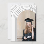 書ミニマル道の卒業 招待状 (裏面)