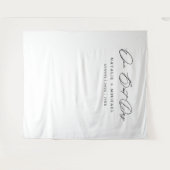 書ミニマル道結婚の写真ブース背景 タペストリー (正面(横))