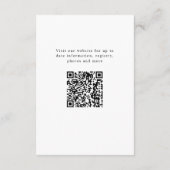 書ミニマル道結婚詳細 エンクロージャーカード (裏面)