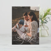 書メリーモダン道5写真コラージュI家 招待状 (スタンド正面)