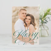 書メリー道グリーンスクリプトオーバーレイ写真 シーズンカード (スタンド正面)