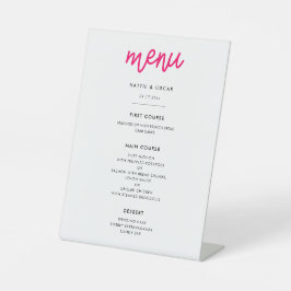 書モダンのメ結婚ニュー 台座サイン