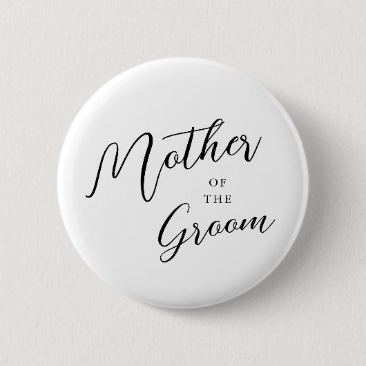 書モダンの台本の母親 缶バッジ (正面)