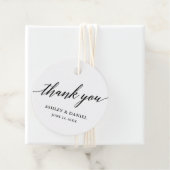 書モダンエレガントの結婚感謝 フェイバータグ (インサイチュ)
