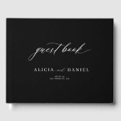 書モダンエレガントミニマ結婚リスト ゲストブック (正面)