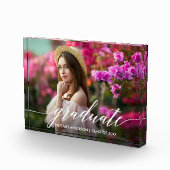 書モダンエレガント字の卒業式 フォトブロック (右)