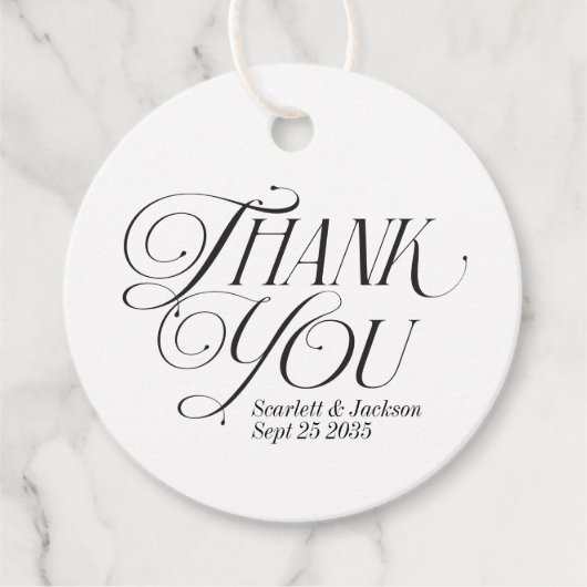 書モダンエレガント字の台本 フェイバータグ (正面)