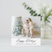 書モダンエレガント字インクペン写真 シーズンカード (スタンド正面)