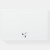 書モダンエレガント結婚書の客書 ゲストブック (裏面)