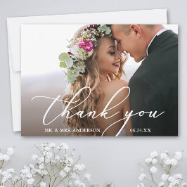 書モダンエレガント道あり結婚がとう サンキューカード