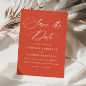 書モダンエレガント道ヴェロナの日の結婚入り セーブザデート