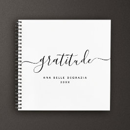 書モダンミニマル書シック感謝ジャーナル ノートブック