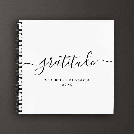 書モダンミニマル書シック感謝ジャーナル ノートブック