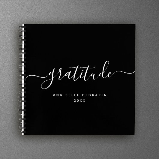 書モダンミニマル書シック感謝ジャーナル ノートブック