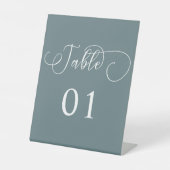 書モダンミニマル表番号 台座サイン (正面)