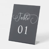 書モダンミニマル表番号 台座サイン (正面)