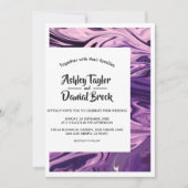 書モダンミニマル道抽象芸術結婚芸術 招待状 (正面)