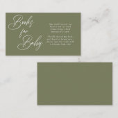 書モダンミニマル道 |ベビーエンクロージャ用のブック エンクロージャーカード (正面/裏面)